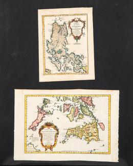 Lote 99: JACQUES NICOLAS BELLIN - Filipinas. Mapa completo de las Islas, en dos hojas. París, 1752