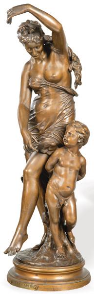 Lote 1516: Escultura de bronce patinado de Andre Emilie Boisseau 900-1200€