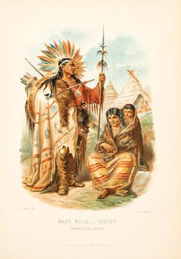 Lote 11: JUAN VILANOVA Y PIERA - Raza Roja - Indios. América del Norte
Raza Roja - Patagones