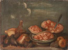 Lote 163: ESCUELA SEVILLANA S. XVIII - Pareja de bodegones con frutas