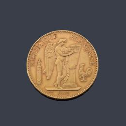 Lote 2535
República francesa, Génie, 100 francos 1882 Paris