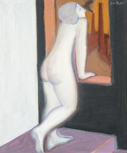 Lote 0542
JUAN ALCALDE - Desnudo en la ventana