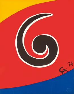 Lote 645: ALEXANDER CALDER - Swirl (Flying Colors Collection)