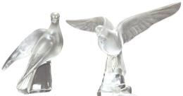 Lote 1276: Pareja de palomas de Lalique