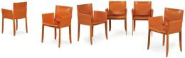 Lote 1355: Paolo Cattelan para Cattelan
Conjunto de seis sillas modelo Norma B con reposabrazos