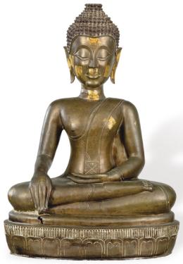 Lote 1407: Buda tailandés del S. XVI-XVII
