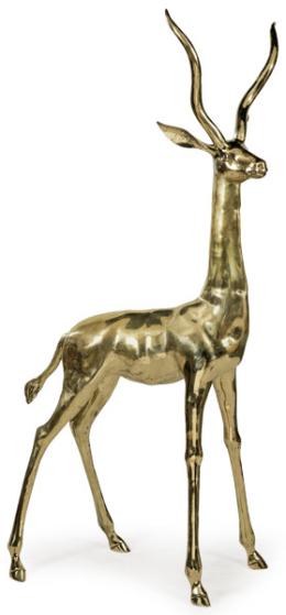 Lote 1444
"Gacela de Thomson" en bronce dorado S. XX.