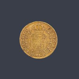 Lote 2593
Carlos IV 1 escudo Madrid1787 MF
