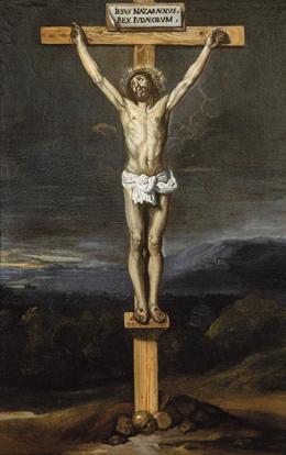 Lote 0057
SEGUIDOR DE DIEGO VELÁZQUEZ S. XVII - Cristo en la Cruz