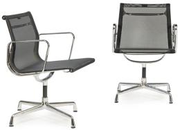 Lote 1309
Charles & Ray Eames para Vitra, 1958 
Pareja de sillas modelo EA 108 en rejilla de poliéster negra