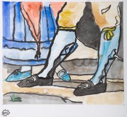 Lote 0017<br>ÁLVARO ENTRECANALES - Los zapatos de Goya