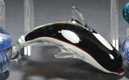Lote 1026: Orca de cristal de Murano