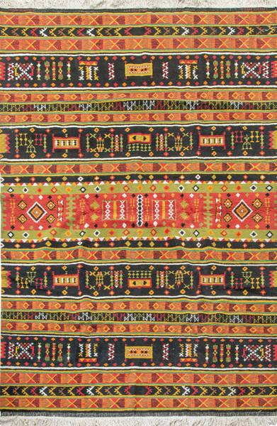  Alfombra  en lana firmada "Cherchell Ghardahia" que son dos localidades argelinas.