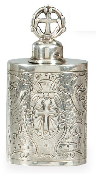  Crismera de plata española punzonada 1ª Ley de Matilde Espuñes