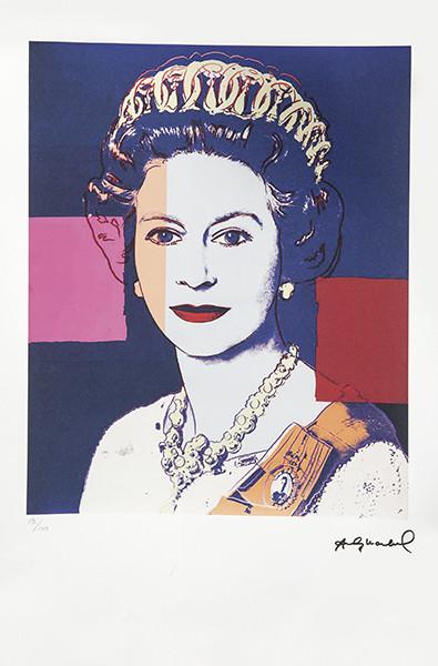  ANDY WARHOL - Reina Isabel II