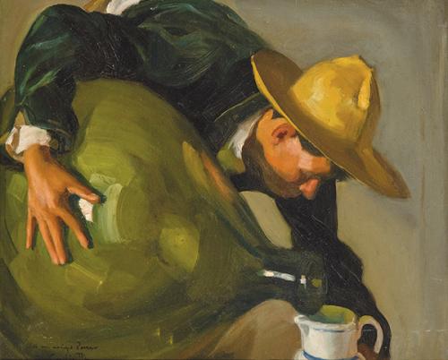 Lote 0113
CECILIO PLA Y GALLARDO - Midiendo el vino