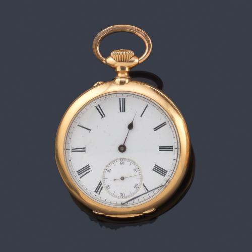  MOURERY Cia, reloj lepin con caja en oro rosa de 18 K.