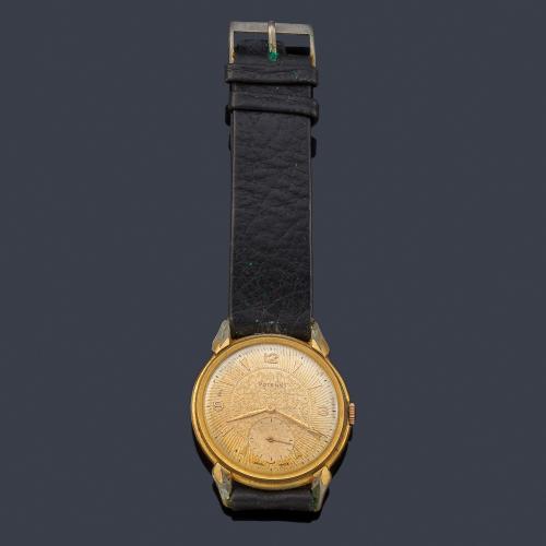  POTENS de caballero con caja chapada en oro.