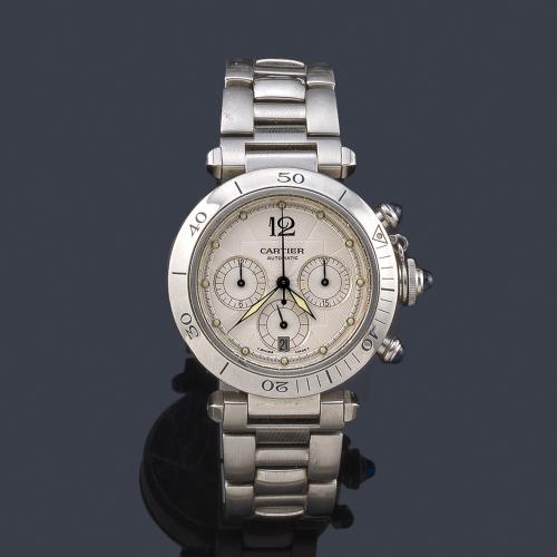 Lote 2626
Reloj Cartir Pasha acero Con estuche y documentación