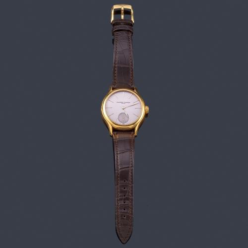Lote 2657
LAURENT FERRIER Galet Micro-Rotor de caballero con caja en oro rosa de 18 K.Con estuche.