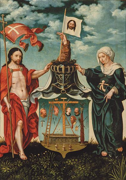 Lote 0049
CÍRCULO DE BERNARD VAN ORLEY S. XVI - Arma Redemptoris Christi Iesu