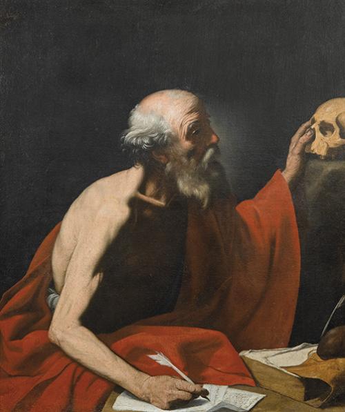 Lote 0082
HENDRICK VAN SOMER - San Jerónimo ante la calavera