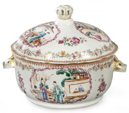  Sopera de porcelana de Compañía de Indias 700-900€
