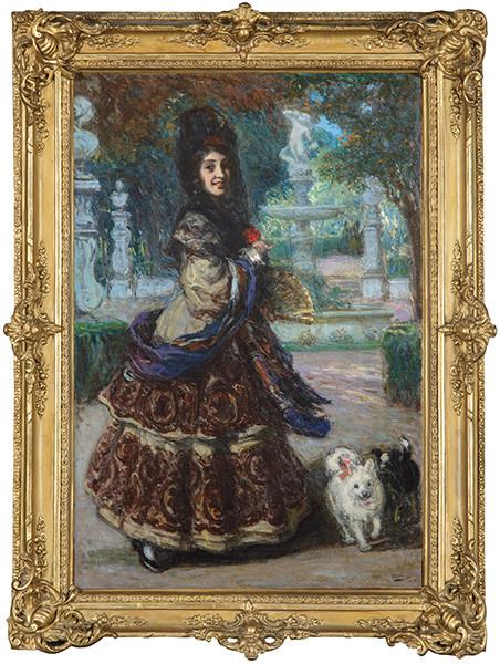 Lote 0110
GONZALO BILBAO - Retrato de doña Teresa Benjumea Benito