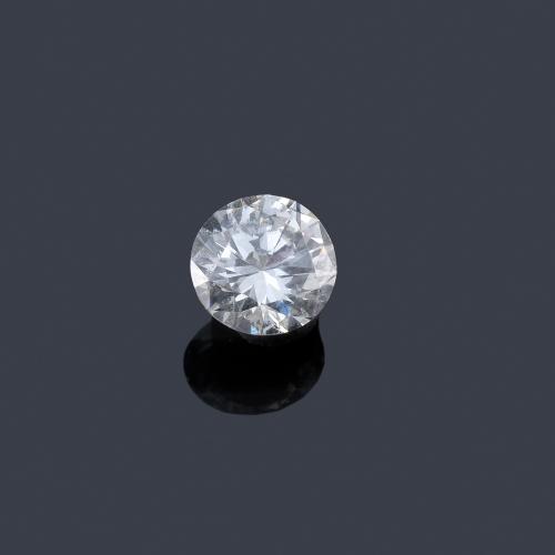Lote 2141
Brillante de 1,52 ct con color F y pureza SI1. Certificado HRD.