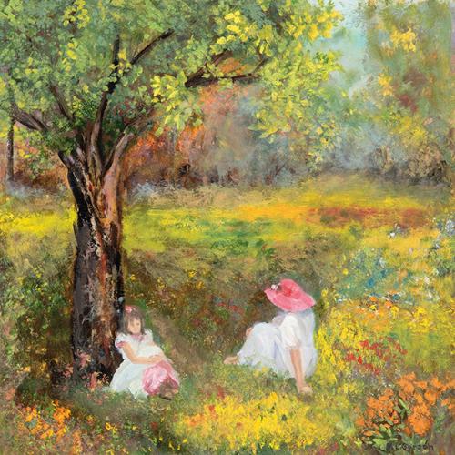  MARILUZ GARZÓN - Mujeres en el campo de flores