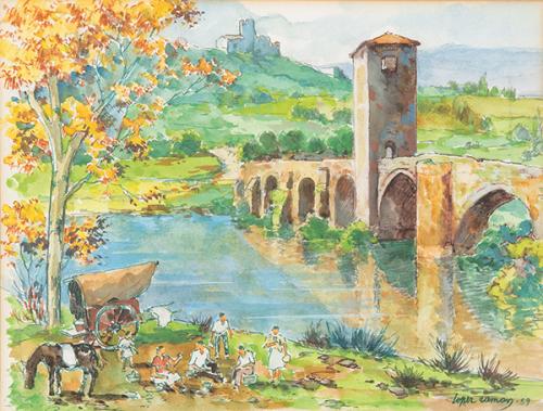  RAMÓN LÓPEZ - Puente Romano de Frías. Burgos