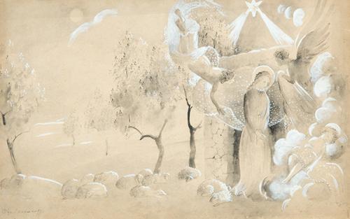  OLGA SACHAROFF - Virgen, Ángeles y Niño Jesús