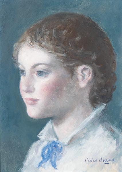  PEDRO BUENO - Retrato de niña