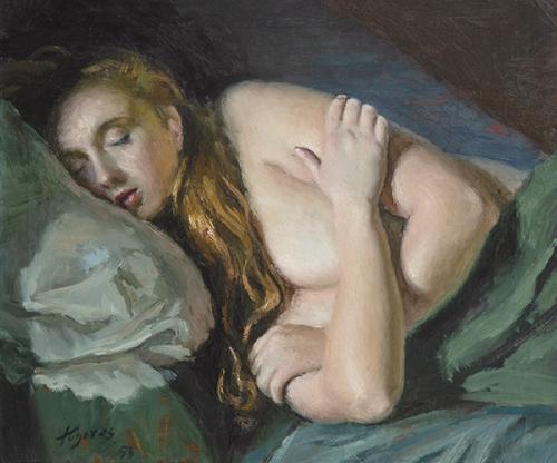 Lote 0360
JOSEP DE TOGORES - Mujer dormida