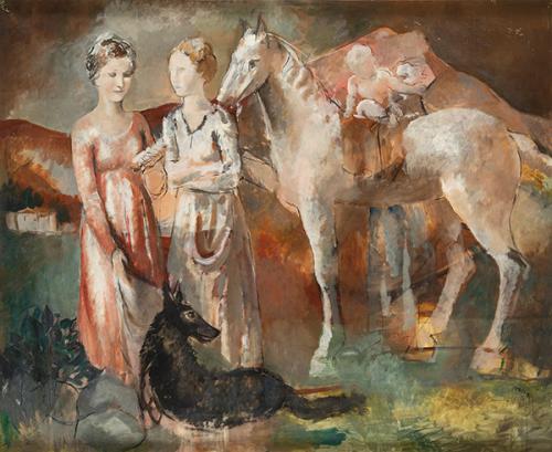 Lote 0370
PEDRO PRUNA - El caballo blanco