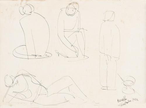  CRISTINO MALLO - Figuras en el Puerto de Santander