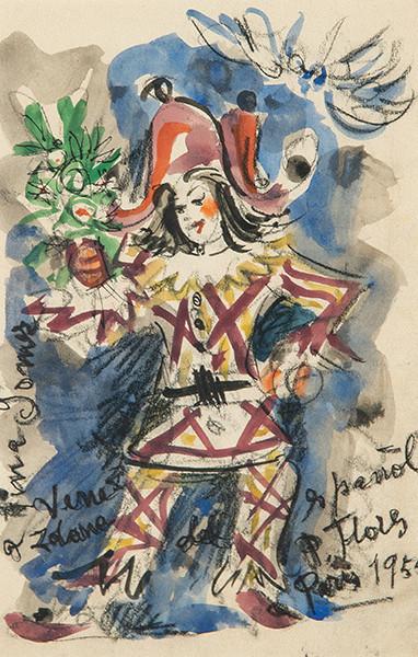 Lote 0379
PEDRO FLORES - Personaje de circo