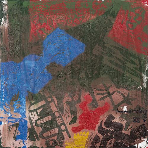  JÖRG IMMENDORFF - Heuler-Rot, blau, gelb