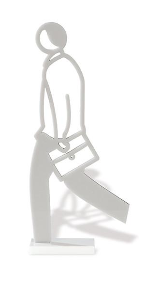  JULIAN OPIE - Male Walker - Grey