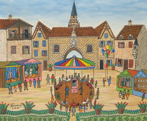  MIGUEL VIVANCOS - Fête au village