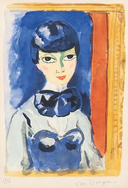  KEES VAN DONGEN - Claudine, ou Mademoiselle Oeuie de Lynx