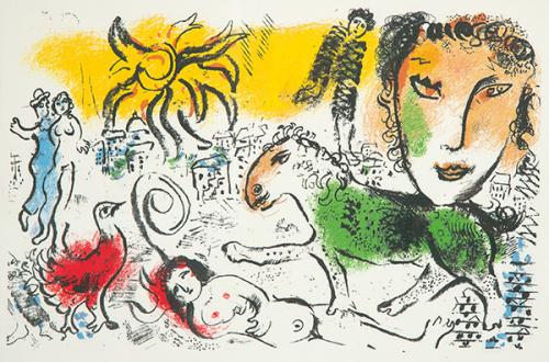  MARC CHAGALL - Le Cheval Vert