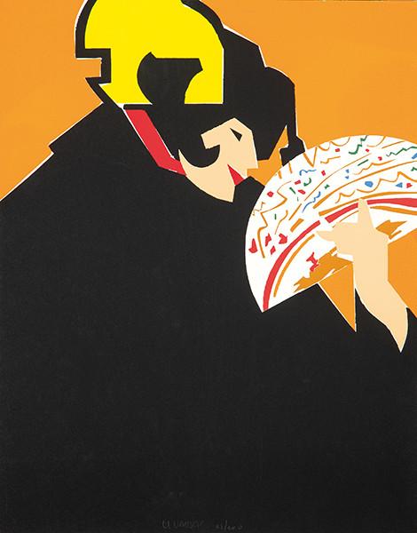  MANOLO VALDES - Perfil con Abanico