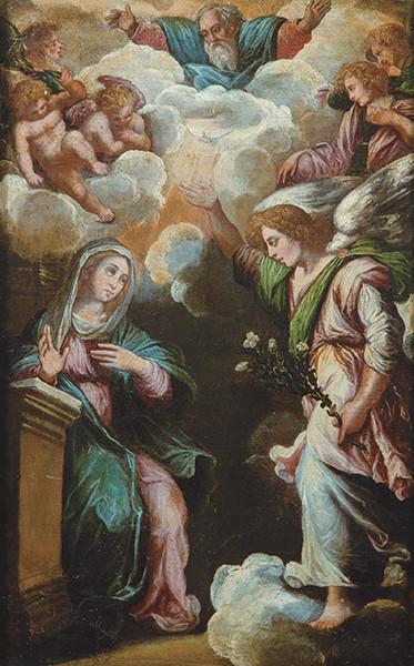  ESCUELA ESPAÑOLA FNS. S. XVI - Anunciación