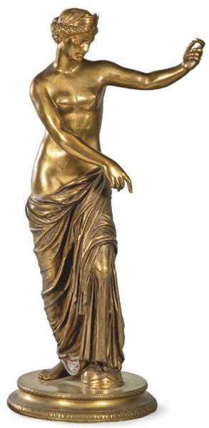  "Venus" de bronce dorado S. XX.