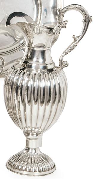  Jarra de plata española punzonada Ley 925 de Montejo.