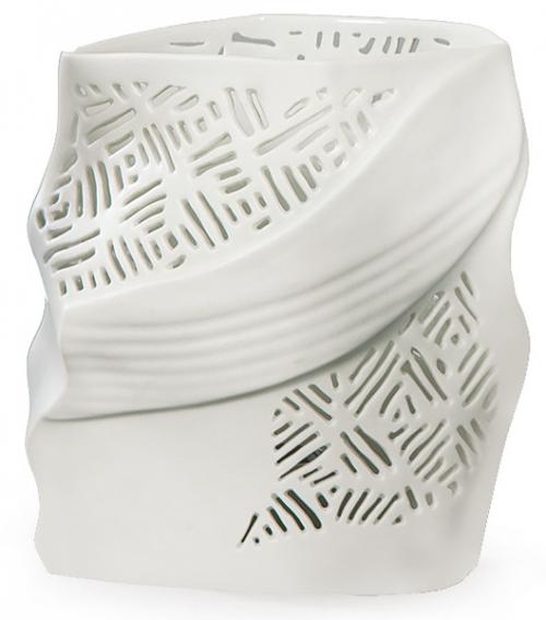 Lote 1277
Portavelas en porcelana blanca de Rosenthal con marca en la base siglo XX