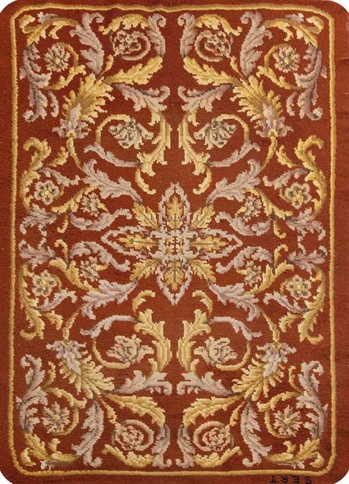  Alfombra española de SERT, firmada.