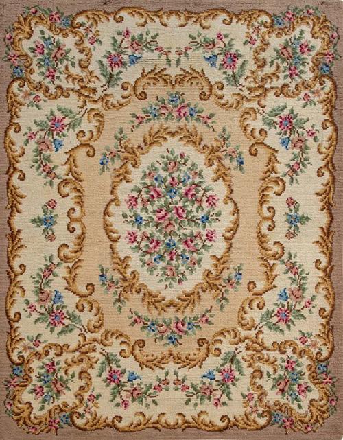  Alfombra española en lana años 50.