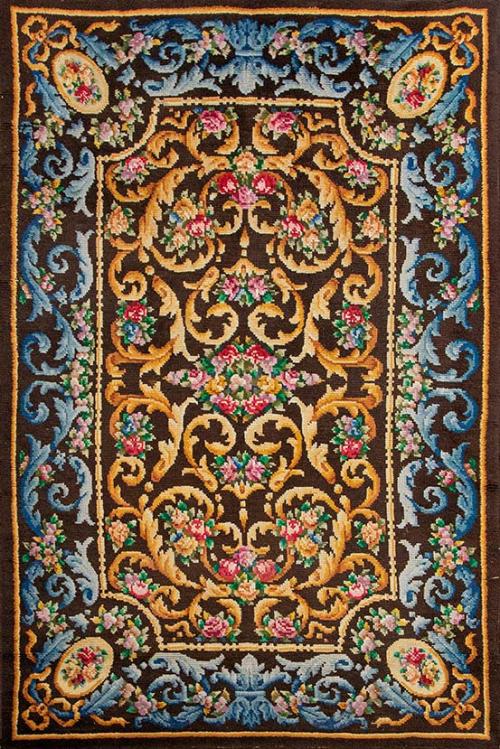  Alfombra española en lana h. 1950.